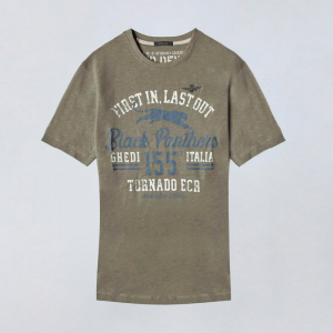 Футболка AERONAUTICA MILITARE M T-SHIRT M.C. TS2413 ARMY GREEN