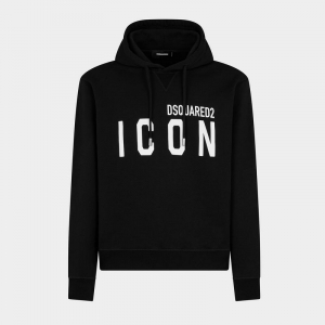 Толстовка DSQUARED2 S79GU0003 BE ICON HOODIE BLACK