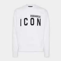 Толстовка DSQUARED2 S79GU0004 BE ICON SWEATSHIRT WHITE