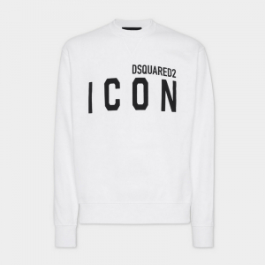 Толстовка DSQUARED2 S79GU0004 BE ICON SWEATSHIRT WHITE