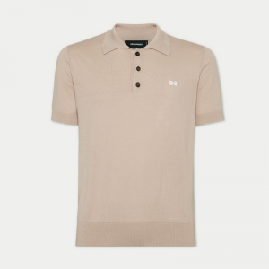 Поло DSQUARED2 S74HA1452 D2 KNIT POLO SAND
