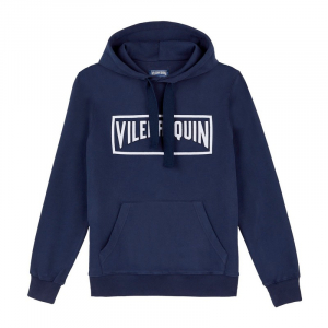 Толстовка VILEBREQUIN COTTON HOODIE BLU MARINE