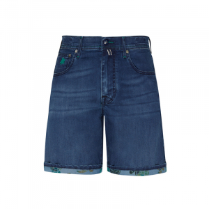 Шорты VILEBREQUIN PRINTED DENIM STR WASH 1 BLUE DENIM