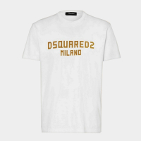 Футболка DSQUARED2 S74GD1418 MILANO WHITE OCHRE