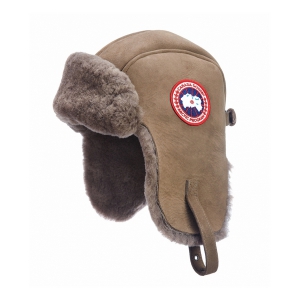 Canada goose suede shearling pilot hat sales