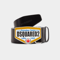  Ремень DSQUARED2 BEM0566 PLAQUE BELT BLACK