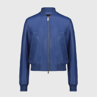 Куртка PEUTEREY CHOISYA NAPPA LEATHER BOMBER BLU COLONIA 