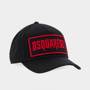 DSQUARED2 BCM0817 HORROR BASEBAL CAP BLACK