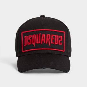 DSQUARED2 BCM0817 HORROR BASEBAL CAP BLACK