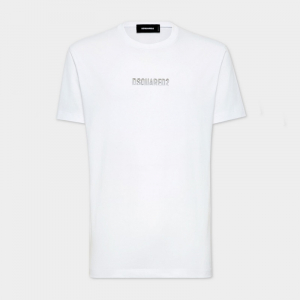 Футболка DSQUARED2 S74GD1415 OUTLINE LOGO WHITE 