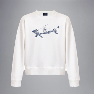 Свитшот PAUL & SHARK PRINT 14311875 WHITE