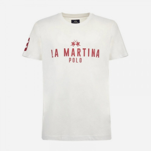 Футболка LA MARTINA MAR322 YSMAEL OPTIC WHITE