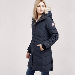 Canada goose lorette parka admiral blue on sale