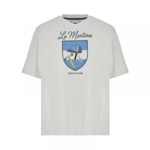 Футболка LA MARTINA MCR327 CEFERINO WHITE