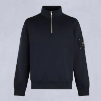 Толстовка MOOSE KNUKLES HARTSFIELD 1/4 ZIP NAVY