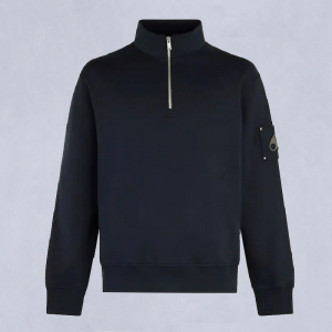 Толстовка MOOSE KNUCKLES HARTSFIELD 1/4 ZIP NAVY