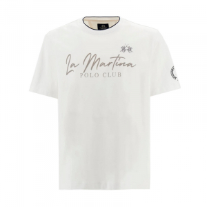 Футболка LA MARTINA CLODOVEO MCR301 WHITE