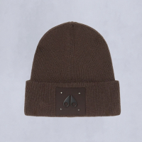 Шапка MOOSE KNUKLES LARGE LOGO BEANIE ESPRESSO