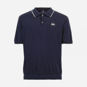 Поло LA MARTINA MAS001 AUSTIN NAVY BLUE