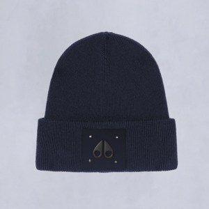 Шапка MOOSE KNUCKLES LARGE LOGO BEANIE NAVY