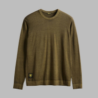 Свитер BLAUER RICE ACID DYED DARK OLIVE
