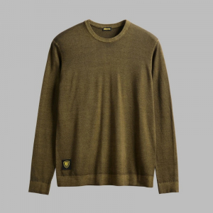 Свитер BLAUER RICE ACID DYED DARK OLIVE