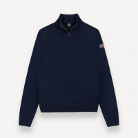 Свитер COLMAR 4456 WOOL BLEND HALF-ZIP NAVY