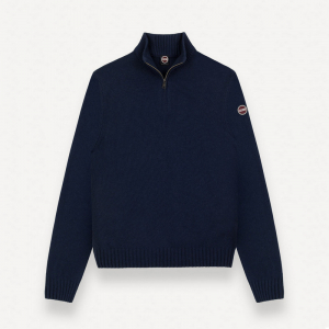 Свитер COLMAR 4456 WOOL BLEND HALF-ZIP NAVY