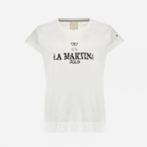 Футболка LA MARTINA WAR300  ADELINA OPTIC WHITE