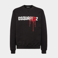 Толстовка DSQUARED2 S74GU0813 BLOODY RED LOGO BLACK