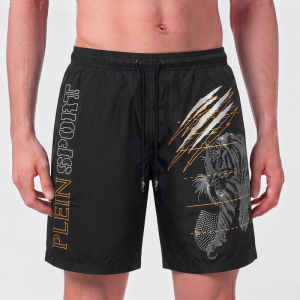 Шорты PLEIN SPORT BOARDSHORT PS26MBL04 BLACK