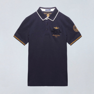 Поло AERONAUTICA MILITARE M POLO M.C. PO1859 BLUE NAVY