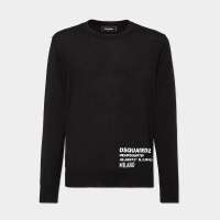 Свитер DSQUARED2 S74HA1482 CERESIO CREWNECK BLACK